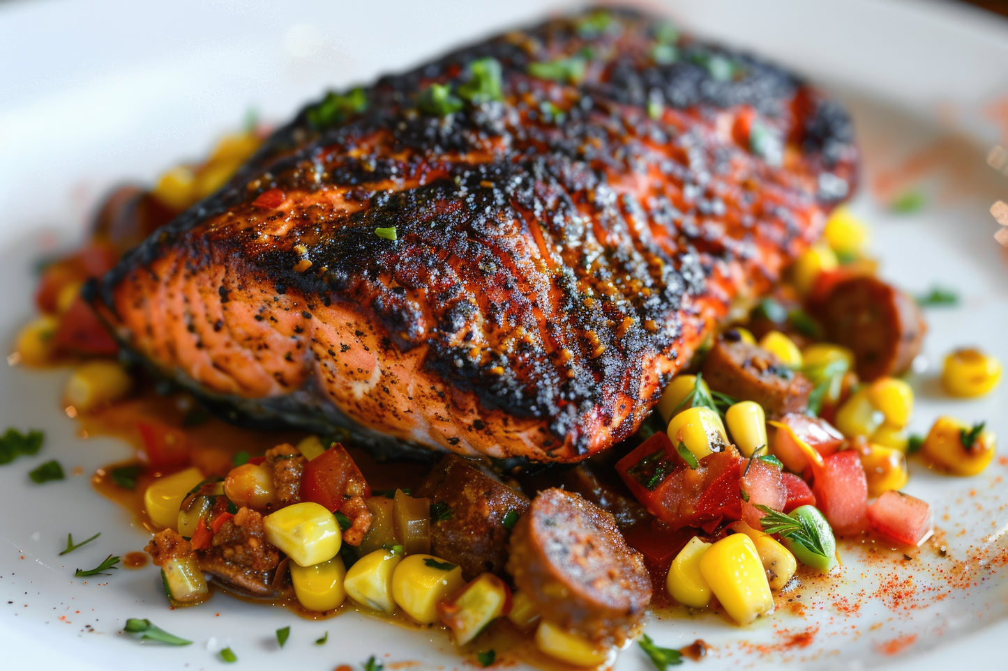Cajun Blackened Salmon