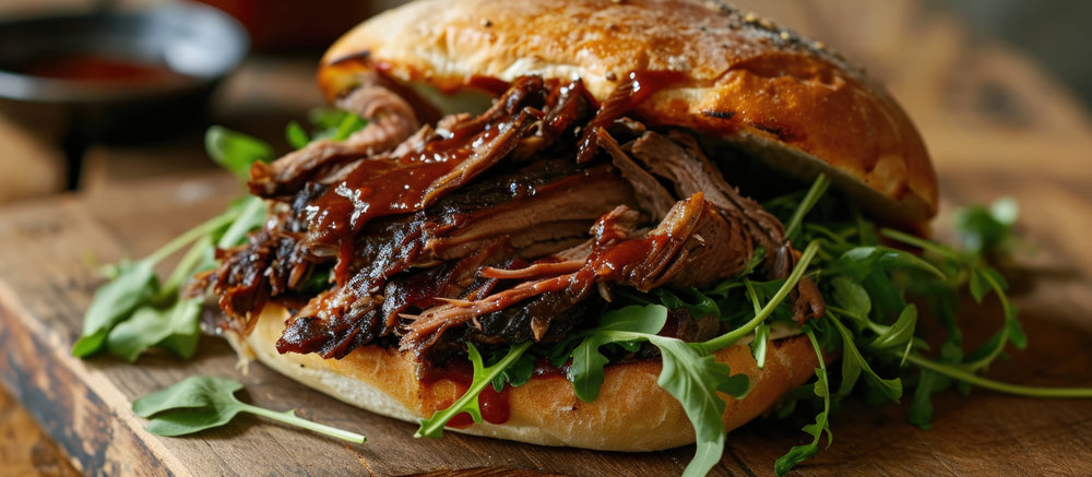 Pulled Beef Burgers