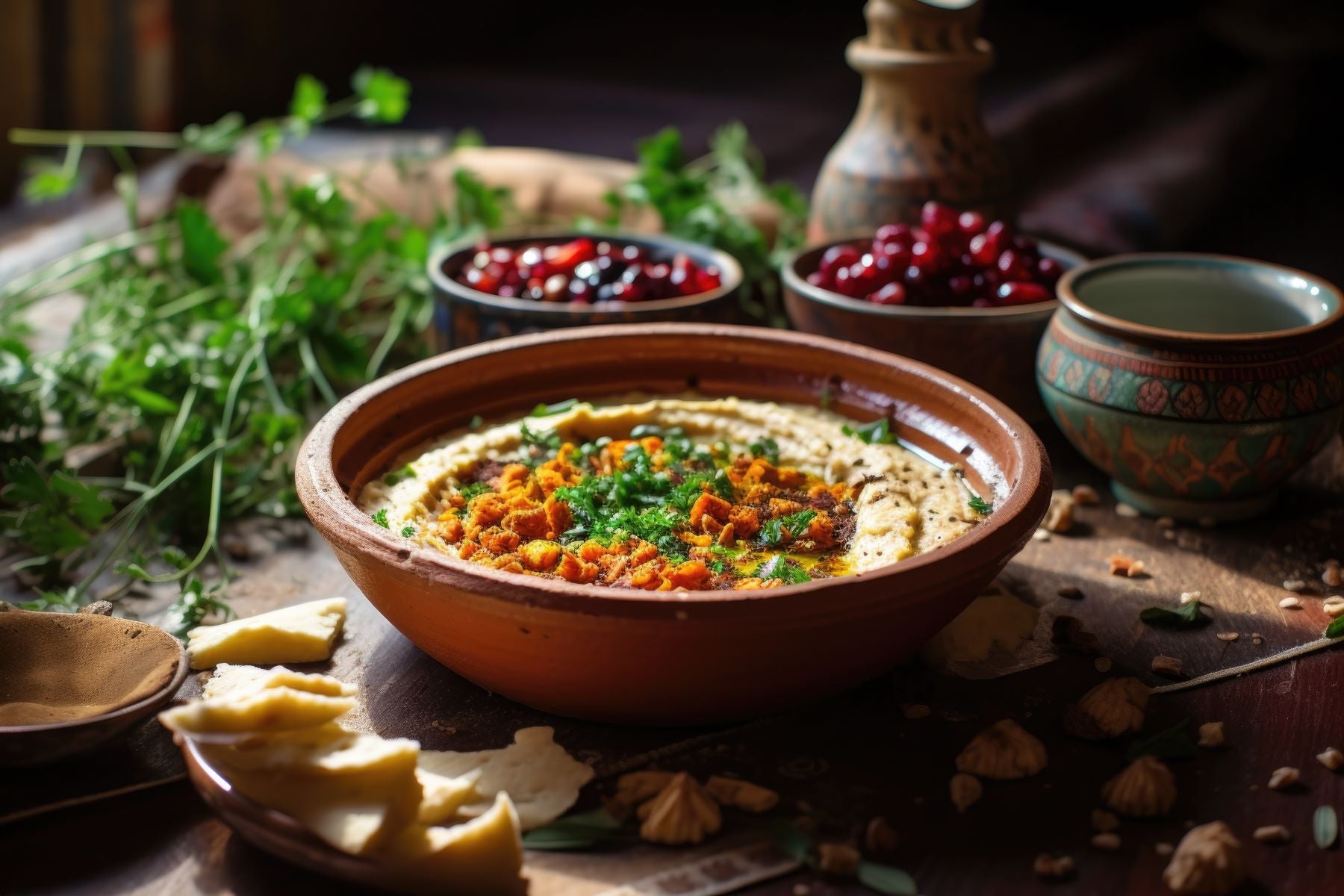 Woodsmoked Wild Garlic Hummus