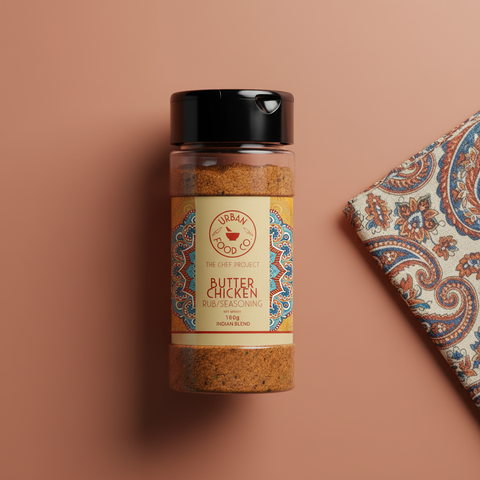 Butter Chicken Flatlay