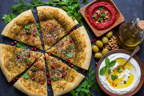 Delicious Za'atar Middle Eastern dish