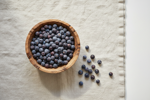 Juniper Berries — wooden bowl