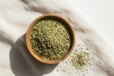 Oregano Leaf — wooden bowl